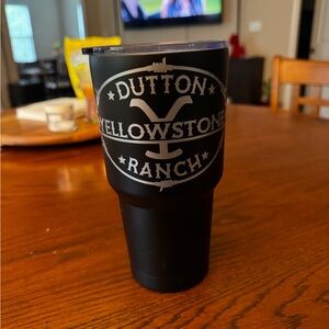 Black Dutton Yellowstone Ranch Tumbler